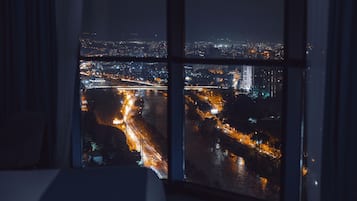 Vista de la ciutat des de l'allotjament