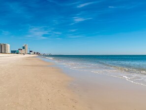 On the beach