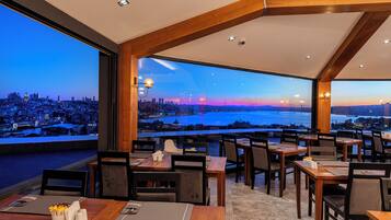 Breakfast, lunch, dinner served; Turkish cuisine, sea views