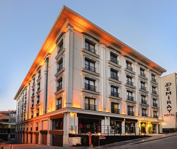 Front of property – evening/night