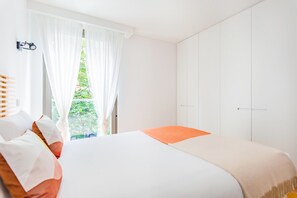 Apartment, 1 Doppelbett und Schlafsofa, Balkon | 1 Schlafzimmer, individuell dekoriert, individuell eingerichtet