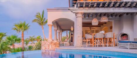 Una piscina climatizada