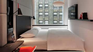 Premium bedding, pillow-top beds, in-room safe, desk