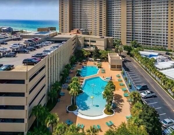 Pool - Bella Blue 427-Stunning Views-Sleeps 6 (Panama City Beach)