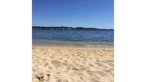 Accommodatie ligt op het strand