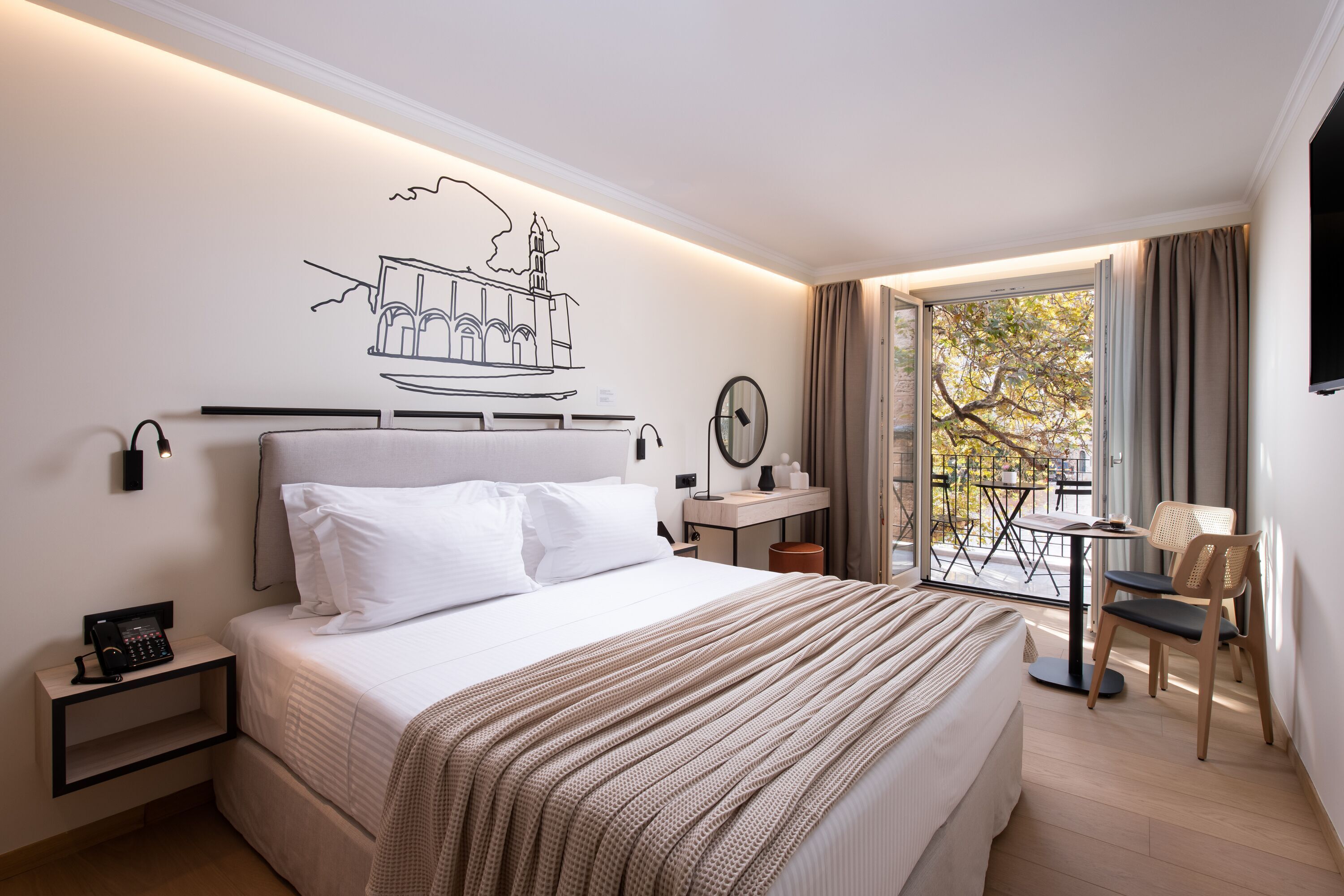 Egyptian cotton sheets, premium bedding, down duvets, pillow-top beds