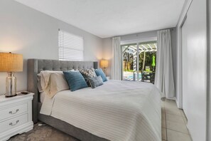 2 bedrooms, iron/ironing board, travel crib, WiFi