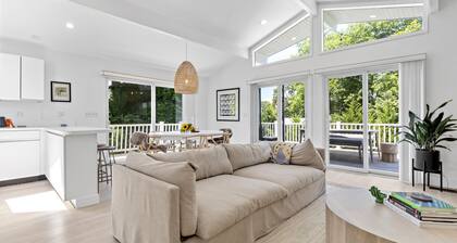 Contemporary Beach Cottage by the Water, Open Living Spaces, Steps Away...