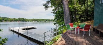 Cozy 100-year-old Maine camp, steps to Little Sebago Lake