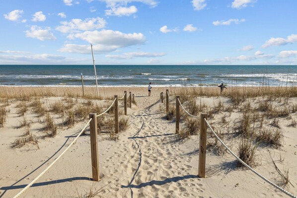 Beach nearby, beach towels