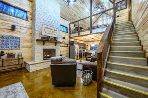 Télévision, cheminée