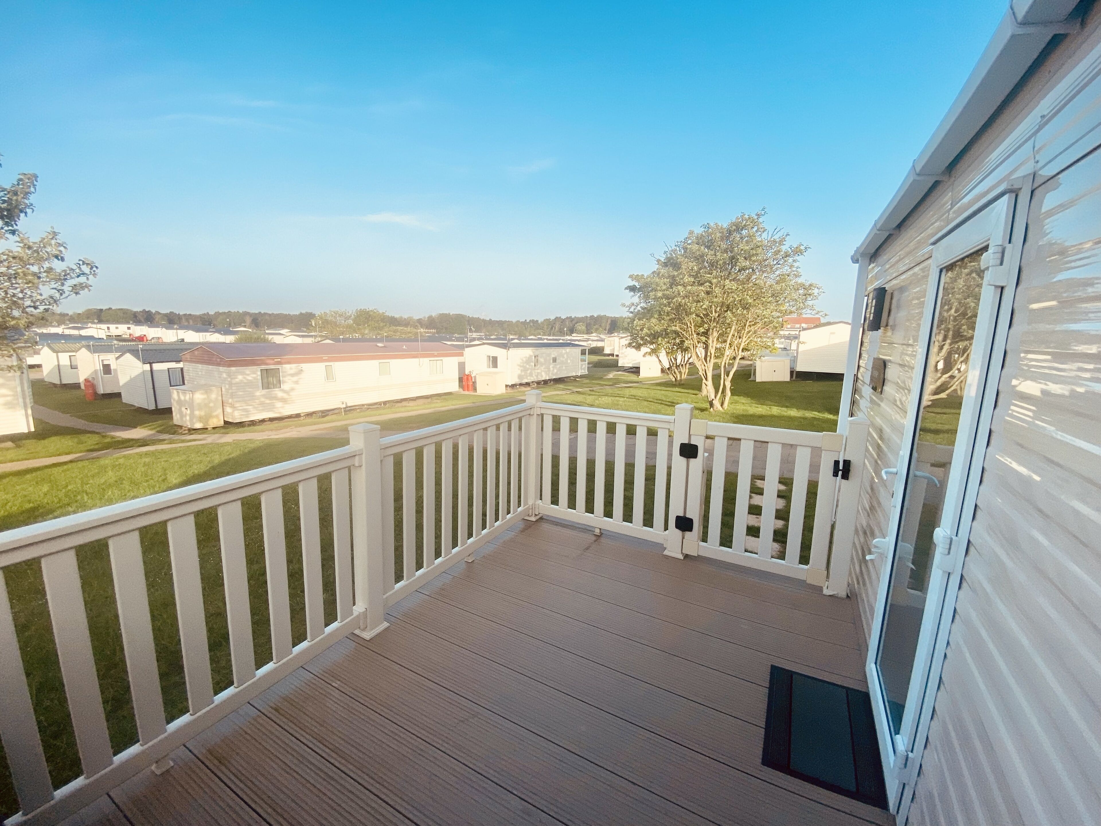 Mobile Home Familial, salle de bains privée | Extérieur