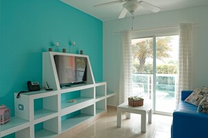 43-英寸电视（配备数码频道）、Netflix、流媒体服务