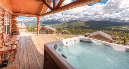 Ski-in/Ski-out home w/private hot tub in Moonlight Basin - Cowboy Heaven Cabin - Wild West