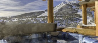 Ski-in/ski-out w/private hot tub & views in Moonlight Basin - Saddle Ridge - Pony Express Chalet