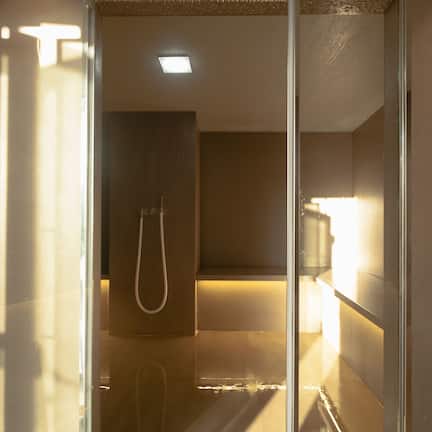 Sauna, steam room, body treatments, deep-tissue massages, body wraps