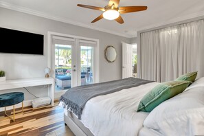 3 habitaciones, caja de seguridad en la habitación y escritorio