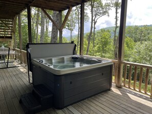 Utendørs boblebad