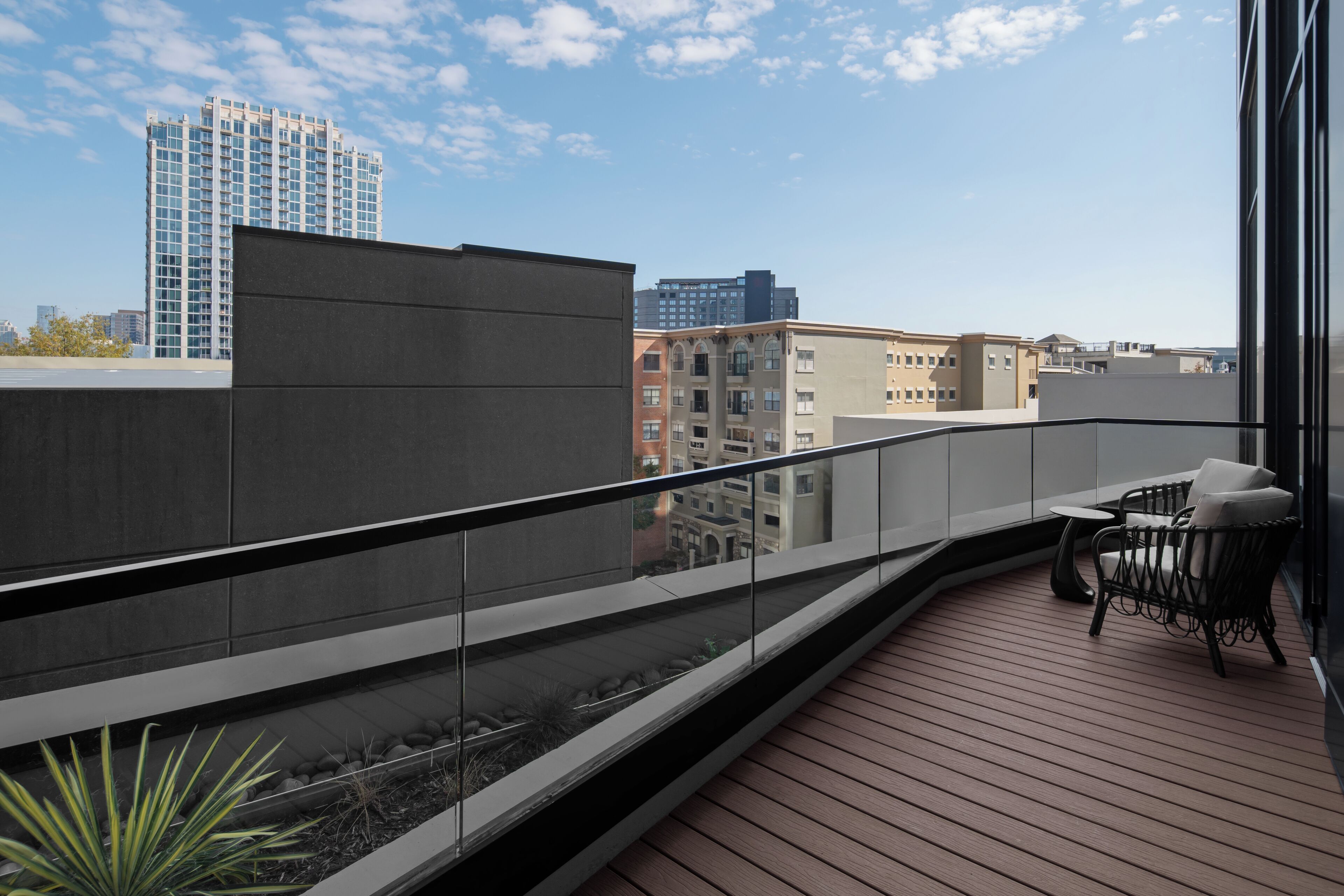 Suite, 1 King Bed with Sofa bed (Mobility, Roll-In Shower) | Balcony view