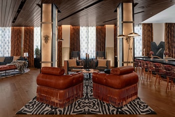 Hotel entrance and lobby at Hotel Fraye Nashville, Curio Collection By Hilton