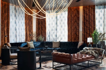Hotel entrance and lobby at Hotel Fraye Nashville, Curio Collection By Hilton