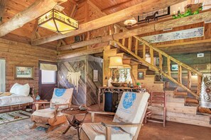 Unclassified image, 3 of 44, button - Doe Creek Ranch | 2BR Cabin with Horse Amenities (Bandera)