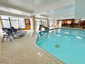 Indoor pool, a heated pool