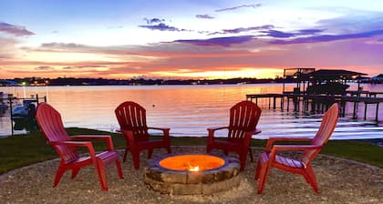 Relaxing Sunset Retreat on Lake Clay with Private Dock, Beach, and Game Room!