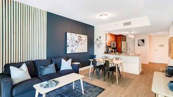 Smart TV, books, music library, video library