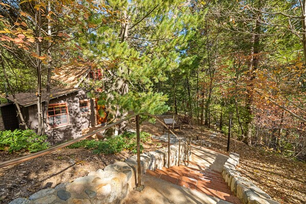 Property grounds - Fairytale themed secluded cabin- pets ok, king bed, fast Wi-Fi! (Lake Arrowhead)