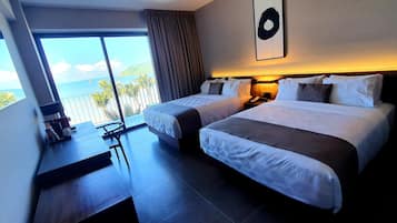 Chambre Double Deluxe, 2 lits doubles, vue océan