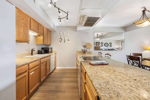 Condo, Multiple Beds, Patio, Garden View (All Fore the Best) | Private kitchen | Coffee/tea maker