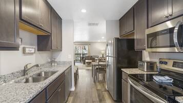 Condo, Multiple Beds, Patio (Hillside Lodge) | Private kitchen | Coffee/tea maker