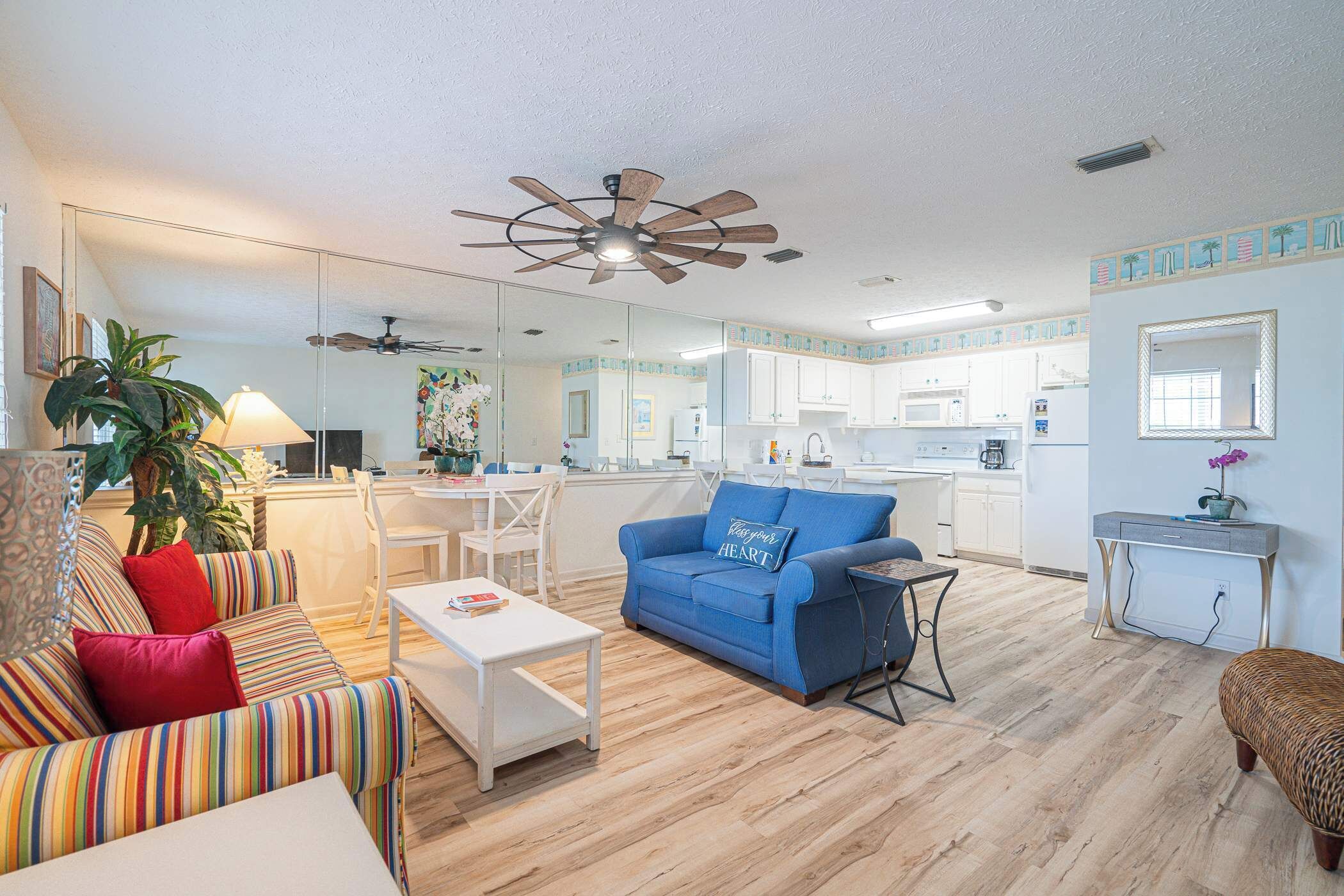 Condo, Multiple Beds, Balcony (Sun Kissed) | Living area | 42-inch flat-screen TV with digital channels