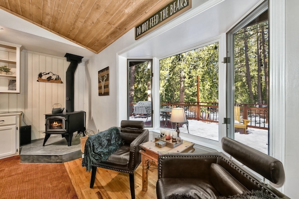 TV connectée, cheminée