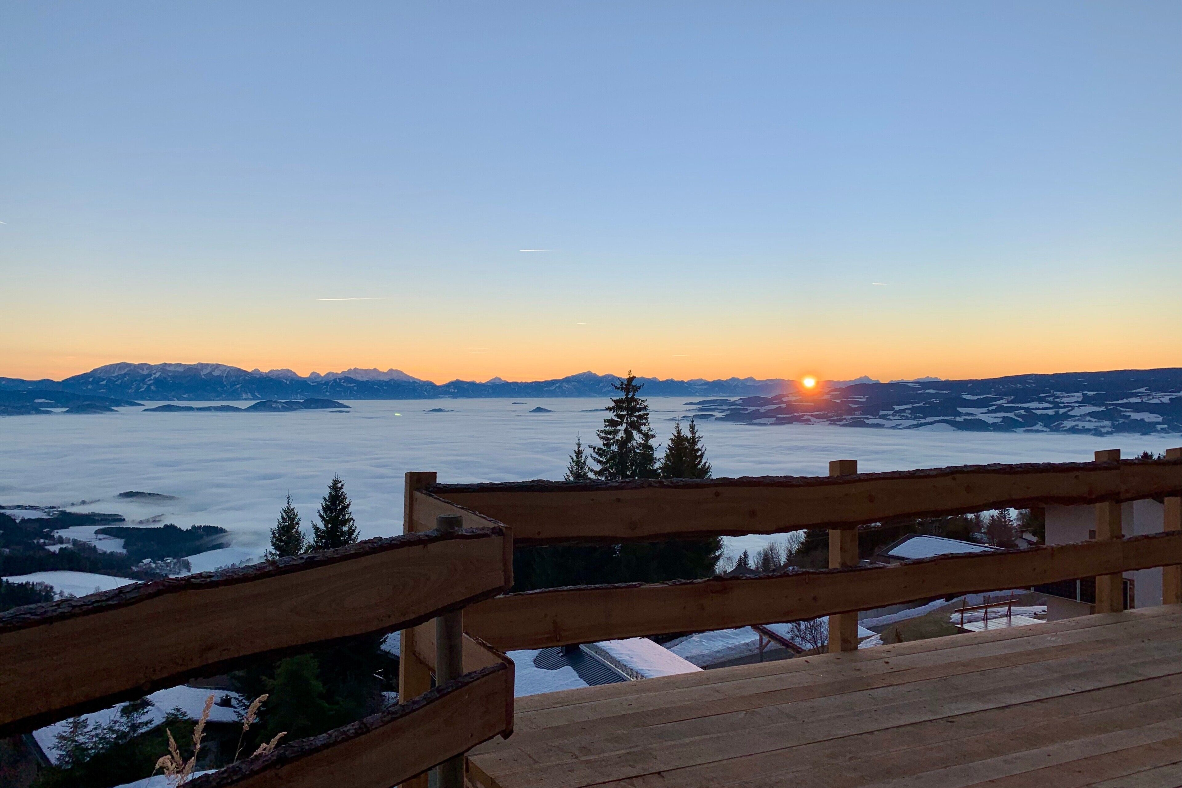 Blick von der Unterkunft