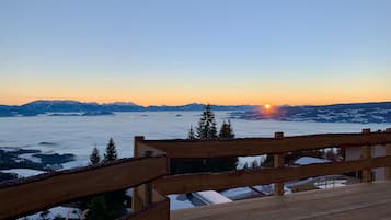 Blick von der Unterkunft