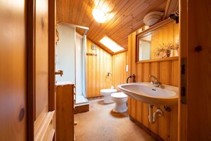 Regadera y secadora de cabello 