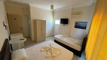 Basic Triple Room | Minibar, desk, free WiFi, bed sheets