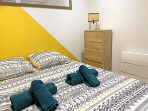 1 Schlafzimmer, Bügeleisen/Bügelbrett, kostenloses WLAN, Bettwäsche