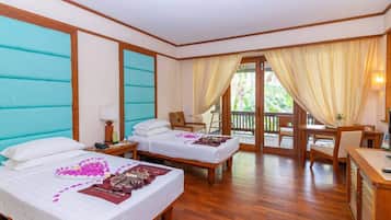 Chambre Deluxe | Fer et planche Ă  repasser, Wi-Fi gratuit, draps fournis