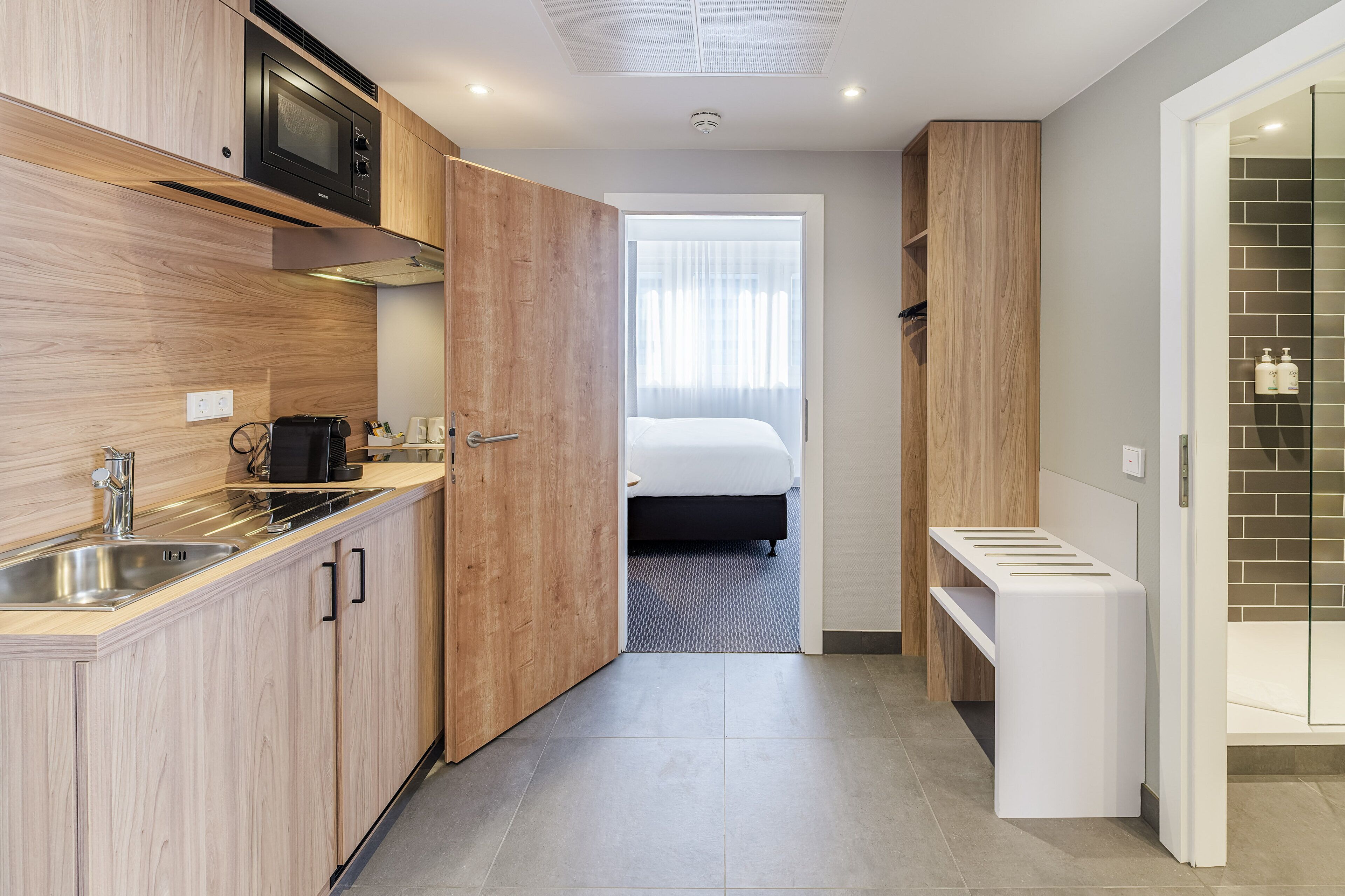 suite, 2 bedrooms | desk, laptop workspace, blackout curtains, soundproofing