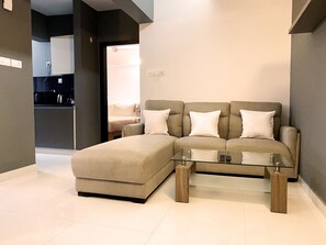 Televisión LED de 43 pulgadas con canales por cable y televisión