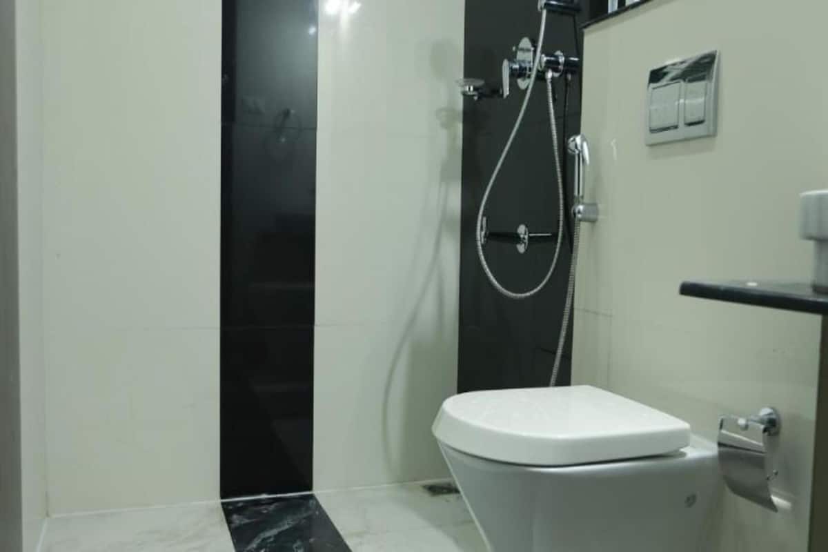 Shower, rainfall showerhead, hair dryer, bidet
