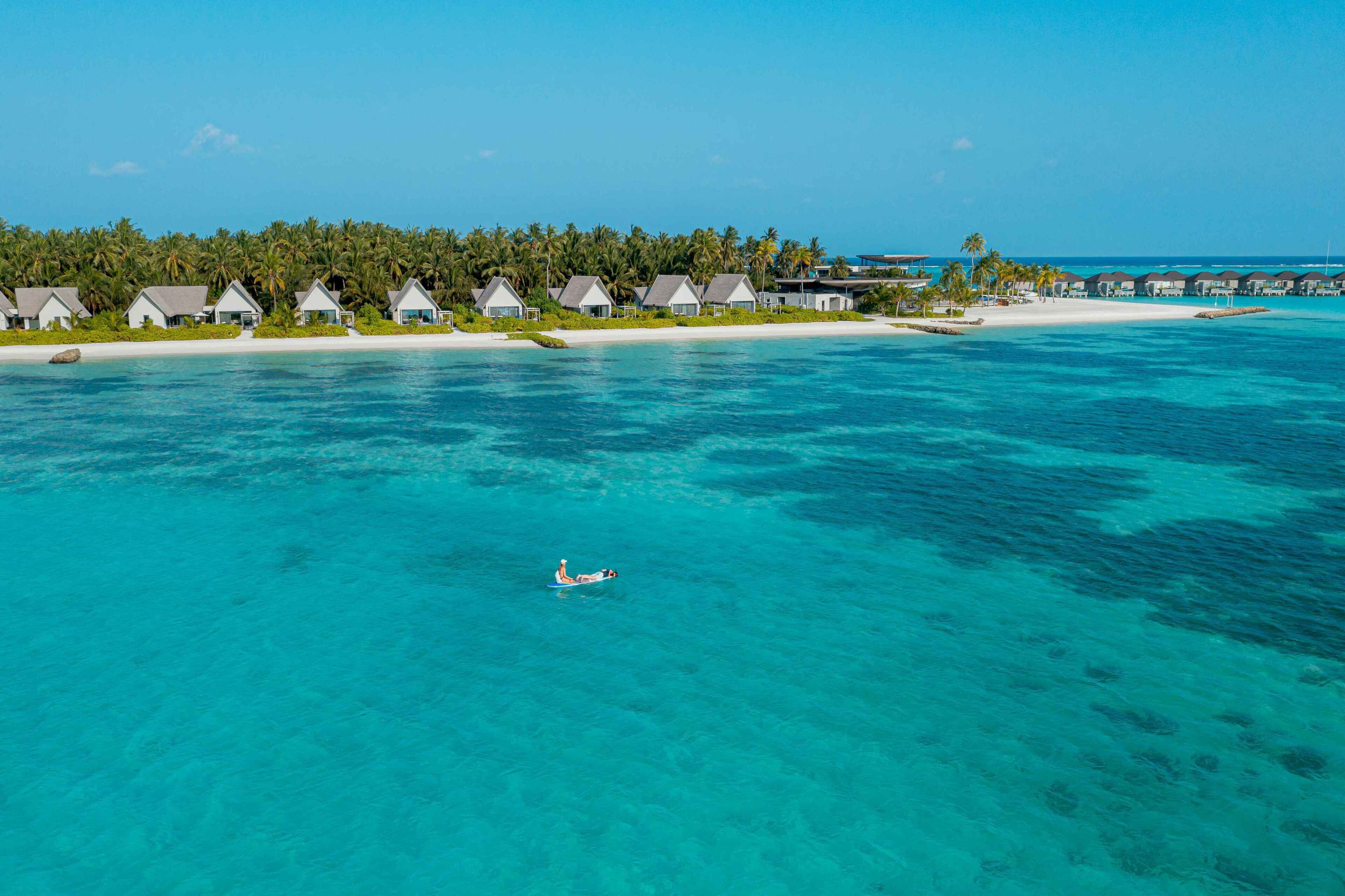 Private beach, white sand