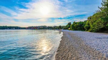 Aan het strand, ligstoelen aan het strand