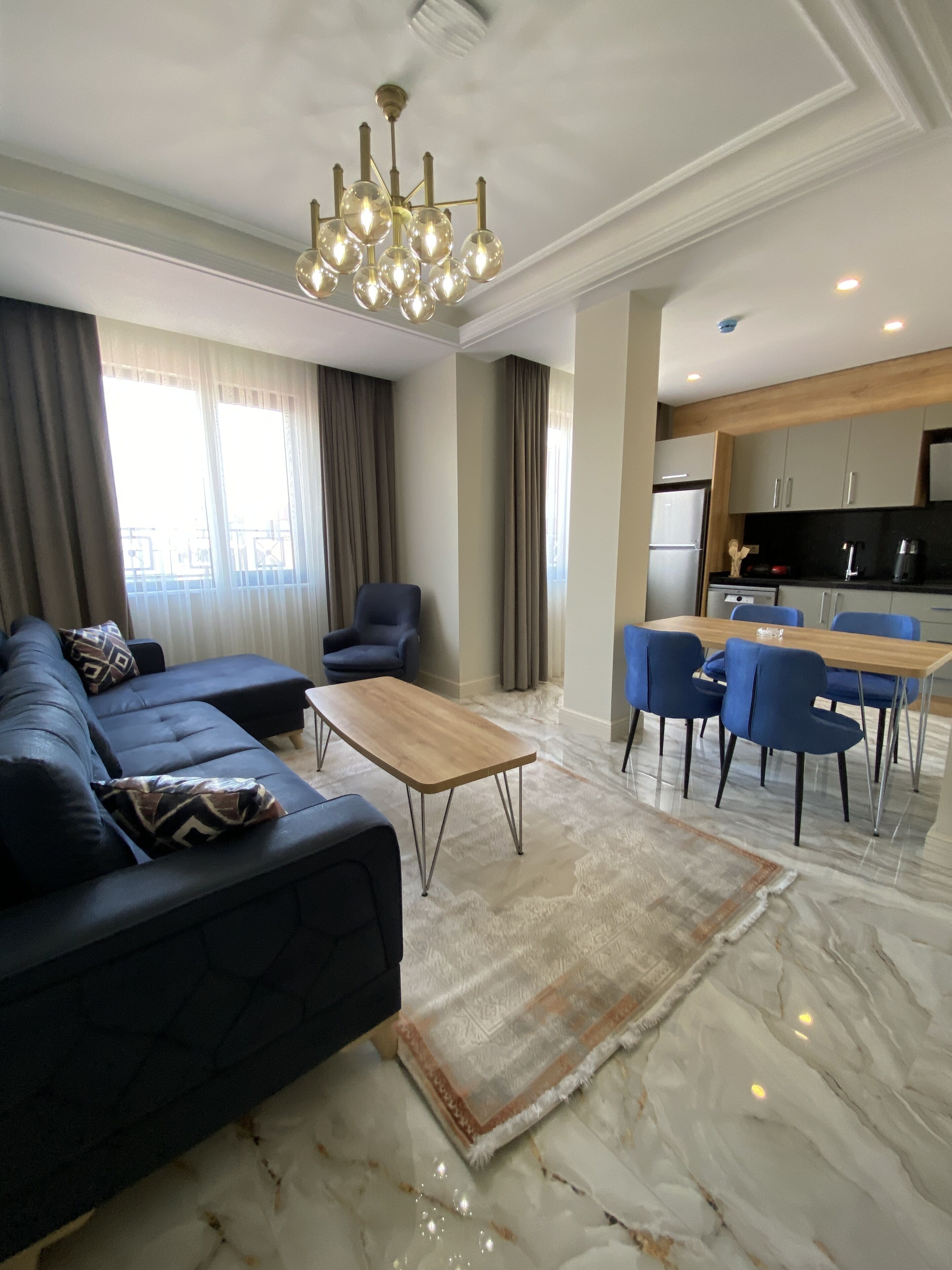 Junior Suite with One Bedroom | Living area | 127-cm Smart TV with satellite channels, TV