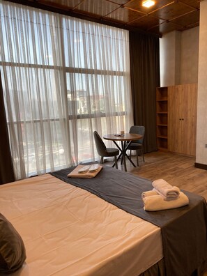 Sängtillbehör av högsta kvalitet, duntäcken, minibar och gratis wi-fi