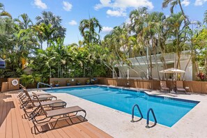 Una piscina climatizada
