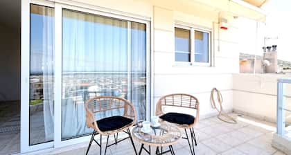 Triplex Villa Gardenia Glyfada sea view